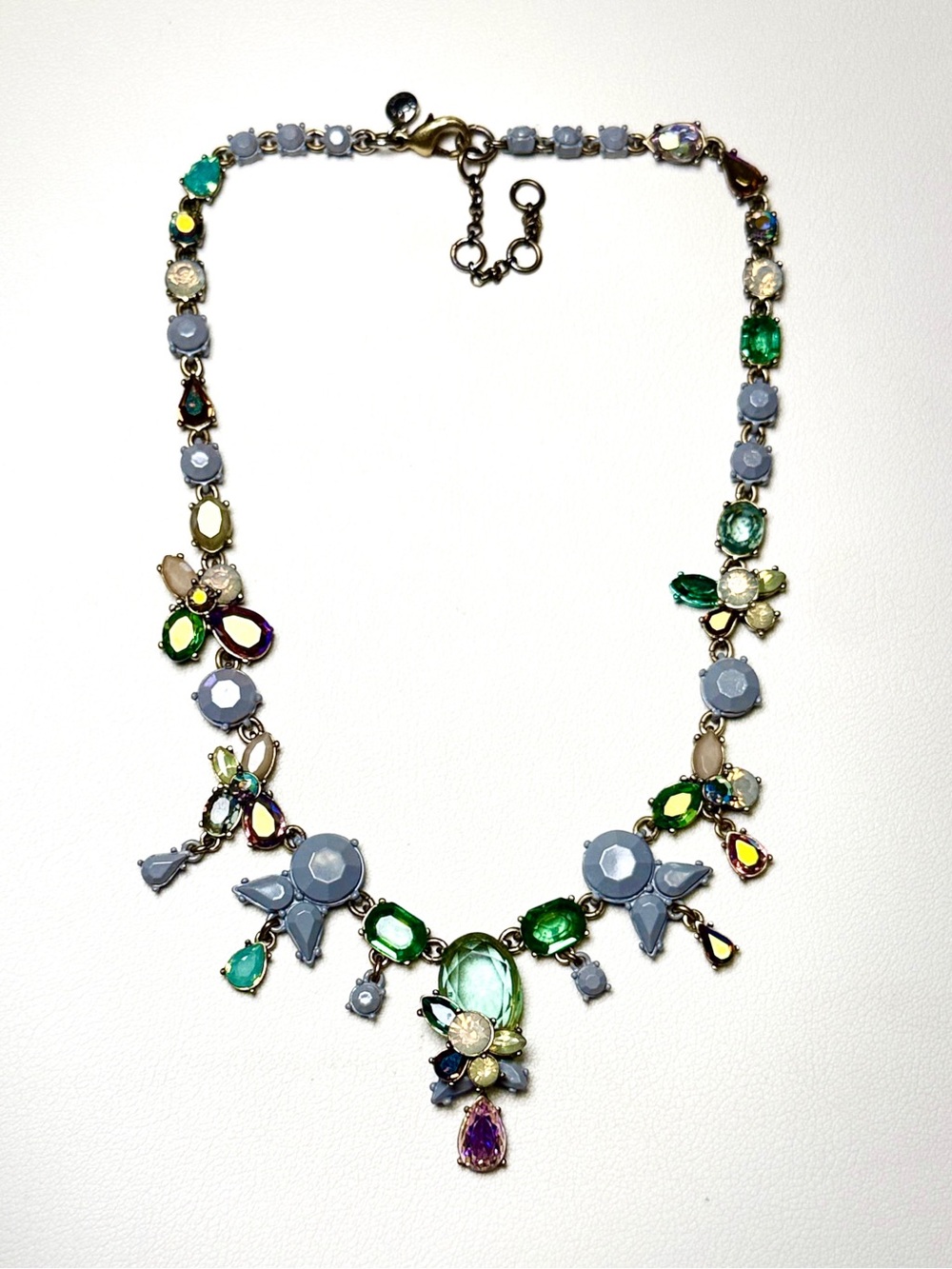 J. Crew Stacked Stones Statement Necklace